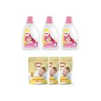 Dalin Çamaşır Yumuşatıcısı Düş Bahçesi 1500 ml X3 + Dalin Granül Sabun Toz Deterjan 500 gr X3