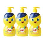 Dalin Eğlen Öğren Serisi 3x500 ml Pompalı Bebek Şampuanı