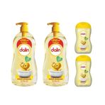 Dalin Klasik 900 ml Bebek Şampuanı + Dalin Bebek Şampuanı Klasik 100 ml (2'li) - Sarı