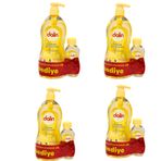 Dalin Klasik Nem Koruma 4 Adet 700 ml Pompalı Bebek Şampuanı ve 100 ml Bebek Yağı