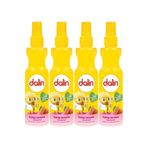 Dalin Kolay Saç Tarama Spreyi, 200 ml, Badem Özlü, 4'lü Set
