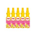 Dalin Kolay Saç Tarama Spreyi, 200 ml, Badem Özlü, Panthenol İçeren, 5'li Set