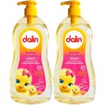 Dalin Kolay Tarama Badem Özlü Pompalı 2x700 ml Bebek Şampuanı