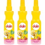 Dalin Kolay Tarama Spreyi 200 ml x 3 Badem Yağlı Göz Yakmayan Formül ile Özel Bakım