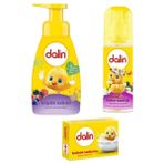 Dalin Köpük Sabun Orman Meyveleri 200ML + Bahar Tazeliği Bebek Kolonyası 150ML + Bebek Sabunu 100GR