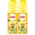 Dalin Limon Çiçeği Limon-Bergomat-Papatya 2x150 ml Bebek Kolonyası
