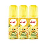 Dalin Limon Çiçeği Limon-Bergomat-Papatya 3x150 ml Bebek Kolonyası