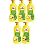 Dalin Nem ve Koruma Avakado Özlü Pompalı 5x700 ml Bebek Saç ve Vücut Şampuanı