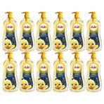 Dalin Rahat ve Mutlu Pompalı 12x700 ml Bebek Saç ve Vücut Şampuanı