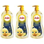 Dalin Rahatlatıcı Vanilya Kokulu Bebek Yağı 300 ml x 3 Adet