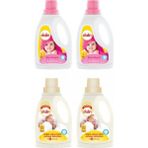 Dalin Sabun Bazlı Deterjan Yumuşatıcı 1500 ml x 2 Düş Bahçesi Çocuk ve Bebek Ürünü - 1 kg