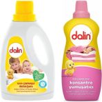 Dalin Sıvı Çamaşır Deterjanı 1500 ML + Konsantre Yumuşatıcı Düş Bahçesi 1200 ML - 1 kg