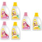 Dalin Yumuşatıcı Düş Bahçesi 1500 ml X3 + Sıvı Bebek Çamaşır Deterjanı Hassas Ciltler 1500 ml X3 - 1,48 lt