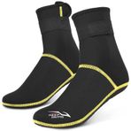 Dalış Çorapları 3mm Neopren Plaj Su Çorapları Termal Wetsuit Botları Rafting için Kaymaz Dalış Çorapları Şnorkelle Dalış Yelken Yüzme