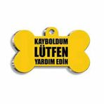 Dalis l Sarı Kemik Kayboldum Yardım Edin Köpek Künyesi