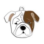 Dalis Pet Tag Bulldog Köpek Künyesi
