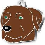 Dalis Pet Tag Kahve Labrador Köpek Künyesi