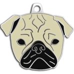 Dalis Pet Tag Pug Köpek Künyesi