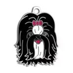Dalis Pet Tag Shıh-Tzu Siyah Köpek Künyesi