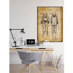 Dalış Takımı Patent Posteri 50x70cm.