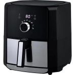 Dalle XL 1700 Watt 5.5 Litre Hacimli Yağsız Fritöz Airfryer - Siyah