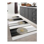 Dally Home Makinede Yıkanabilir Kaymaz Taban Leke Tutmaz Dijital Baskı Mutfak Halısı