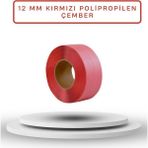 Dalpak Ambalaj 12 mm Kırmızı Çember PP ( Polipropilen ) Makine Çemberi - 1 Adet