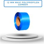 Dalpak Ambalaj 12 mm Mavi Çember PP ( Polipropilen ) Makine Çemberi - 1 Adet