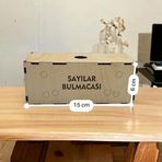 Dalyan Ahşap Eğitici Öğretici Yapboz Sayılar Bulmacası Puzzle Montessorie seti