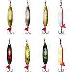 Dam Effzett Standard Spoon Slim 8 cm 24 gr Olive Chartreuse UV Sinking Kaşık