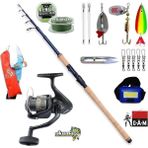 Dam Steelhead Iconic 270CM 7-28GR Okuma Revenger Rv-40 Turna Tele Spin Olta Takımı Seti