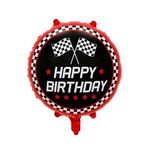 Damalı Happy Birthday Folyo Balon 1 Adet