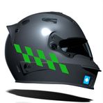 Damalı Kask Motosiklet Sticker Takımı Reflektif, Floresan, Parlak Düz, Özel Renkler Çınar Extreme Orman Yeşili