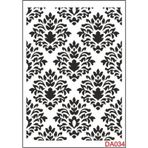 Damask Desen Stencil Şablon (35x50) DA-034