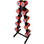 Dambıl Standı 10 Kademeli Set Dambıl Rack Stand Sehpas (Ağırlıksız)