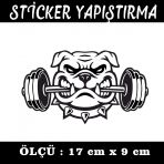 Dambıll Bulldog Köpek Sticker 2 Adet