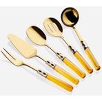 Dame Marie Diamond Amber 5 Parça Akrilik Servis Seti