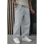Damga Erkek Günlük Bol Paça Gri Baggy Pantolon - 36