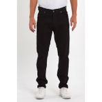 Damga Erkek Regular Fit Yüksek Bel Klasik Kesim Rahat Moda Kot Pantolon Siyah - 29