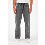DAMGA JEANS Erkek Oversize Bol Paça Yüksek Bel Füme Baggy Kot Pantolon