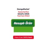 Damga Market Market Raf Önü Hesaplı Ürün Etiketi, Uyarı Etiketi, 9 cm x 5 Cm, Rafa TAKILABILIR,100'LÜ Paket