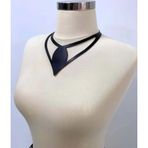 Damla Deri Choker, Deri Choker Kolye