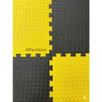 Damla Desen Tatami Minderi 100x100 20mm Çift Taraflı Kullanım Çift Renk (sarı-siyah)