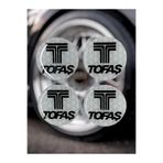 Damla Etiket Tofaş Jant Göbeği 4 lü Oto Universal Jant Göbeği 3D Jant Arması Damla Sticker Seti