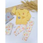 Damla Güneş ve Doğa Sarı Bebek Takım 3-6 Ay - 3 - 6 Ay