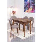 Damla Hilal Mdf Mutfak Masa Sandalye Takımı 60X100cm