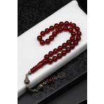Damla Kehribar Küre Kesim Tesbih Litvanya Sertifikalı KHR-0178