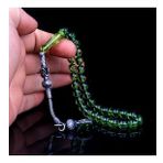 DAMLA KEHRİBAR TESBİH 1000 AYAR KAZAZ GÜMÜŞ PÜSKÜLLÜ