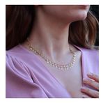 Damla Model Gold Kaplama Zirkon Taşlı Trend Kolye