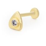 Damla Model İçinde Tektaş Tragus Piercing